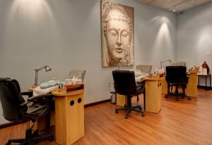 Relaxing Nail Room at Avenue Apothecary & Spa in Rehoboth Beach, DE