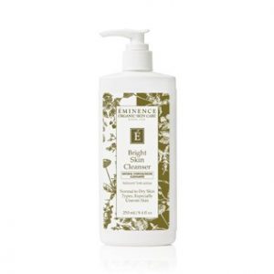 A cream cleanser for normal to dry skin types with uneven complexion.